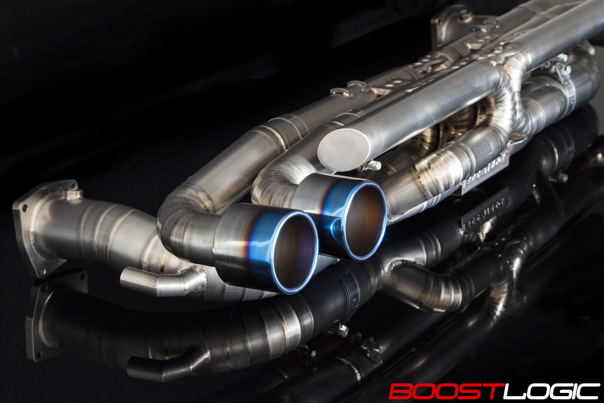 Boost Logic Formula Series Titanium Exhaust 991 Porsche Turbo - Boost Logic