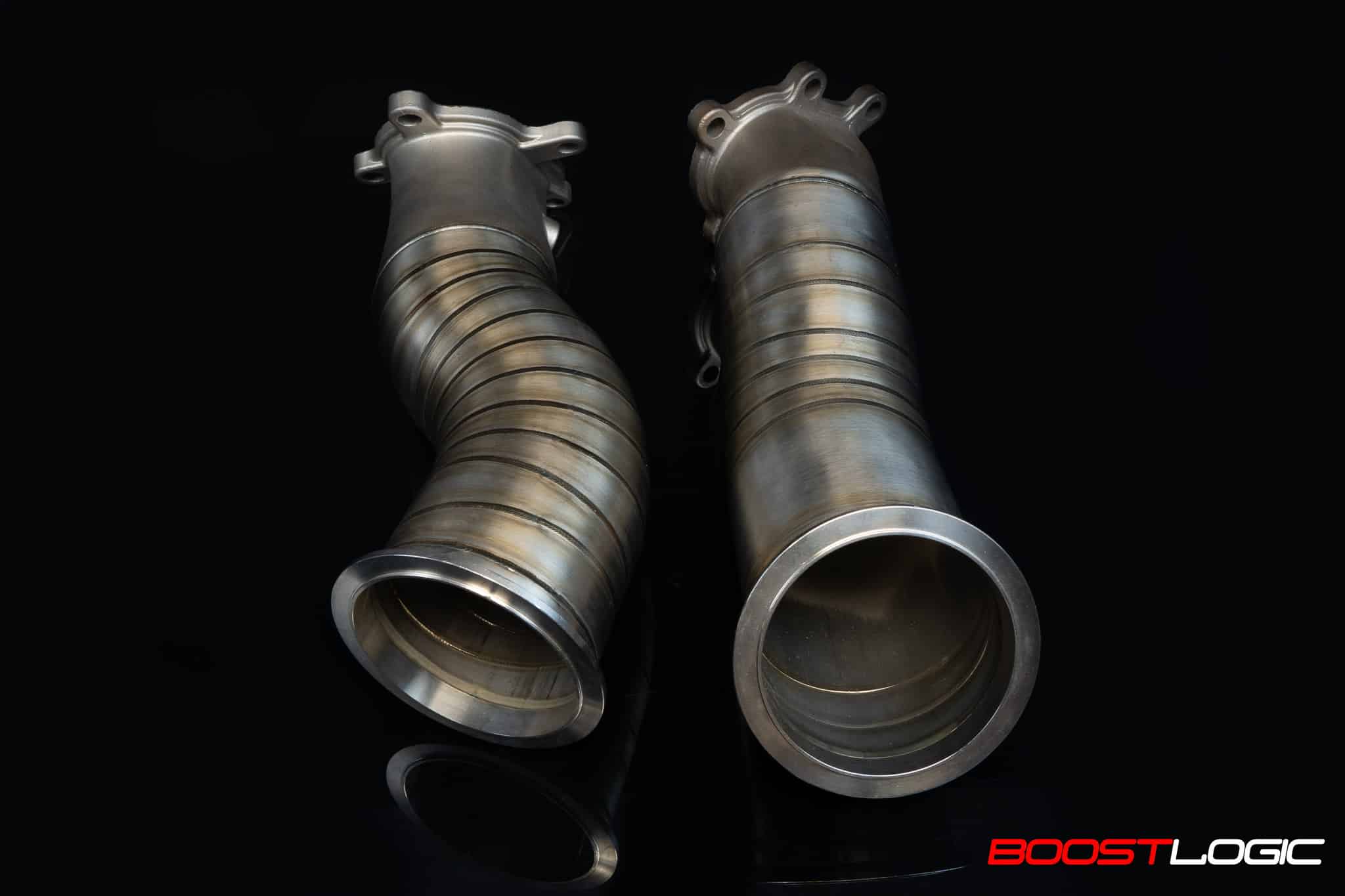 Boost Logic 4′ Downpipe Pair for Stock Turbos